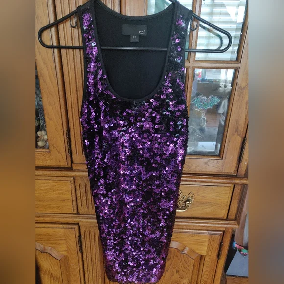 forever 21 purple sequin dress Forever 21 purple sequin dress